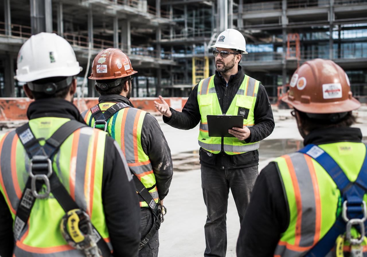 Capacitación de seguridad en obra